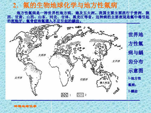 环境地化之氟的生物地球化学与地方性氟病 (PPT 56页)