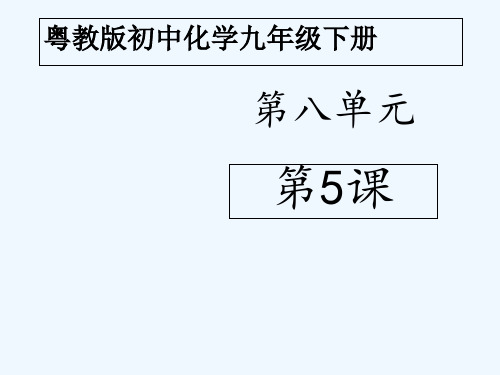 人教版化学肥料 PPT