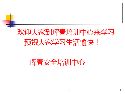 《煤矿安全检查员》PPT课件