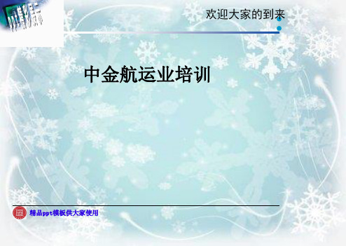 中金航运业培训