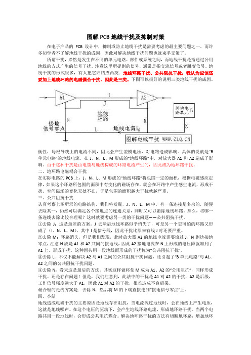 图解PCB地线干扰及抑制对策