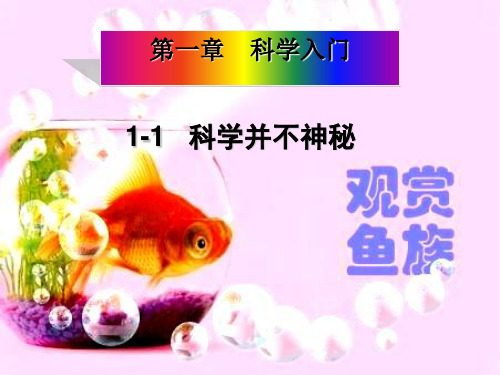 七年级上《科学并不神秘》优质ppt浙教版