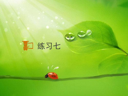 小学人教版数学六年级下册课件：《练习七》习题课件