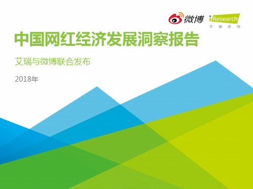2018年中国网红经济发展研究报告