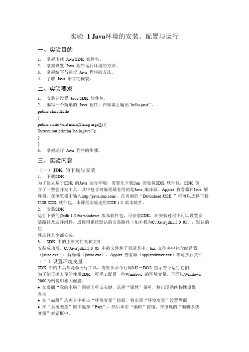 JAVA运行环境