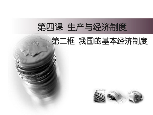 我国的基本经济制度