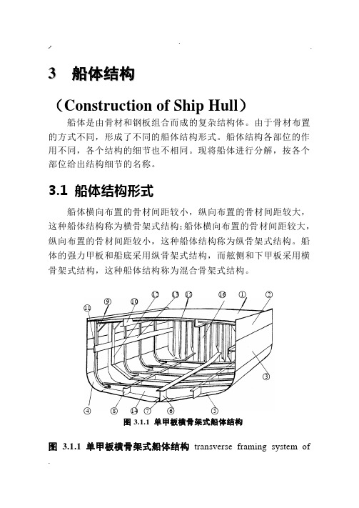 船体结构图文介绍