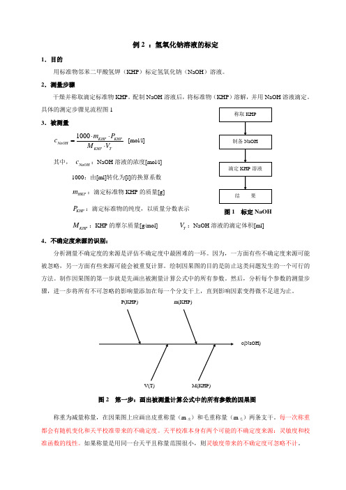 氢氧化钠溶液的标定
