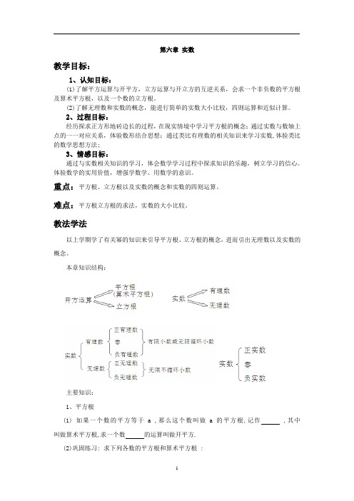 第六章 实数集体备课教案