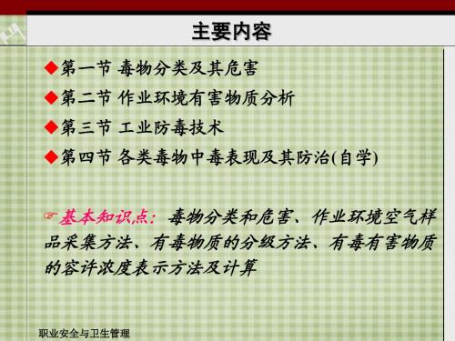 3.1 中毒