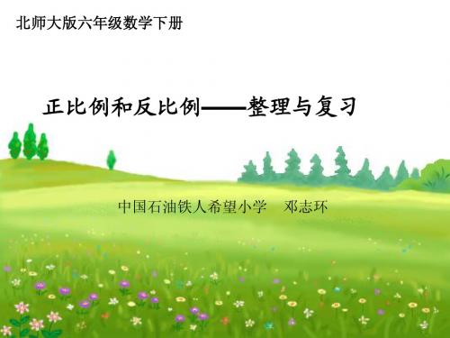 六年级下册数学练习二课件