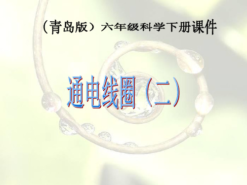 通电线圈(二)课件PPT下载 青岛版科学六年级下册课件