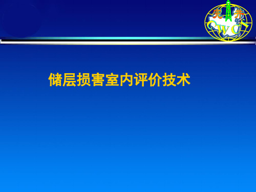 3.油气层损害室内评价