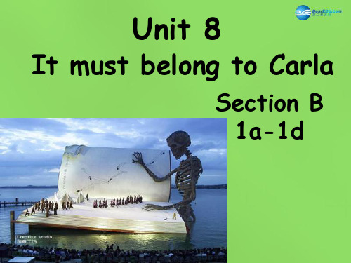 人教新目标版九年级英语全册 Unit 8 It must elong to Carla  1d课