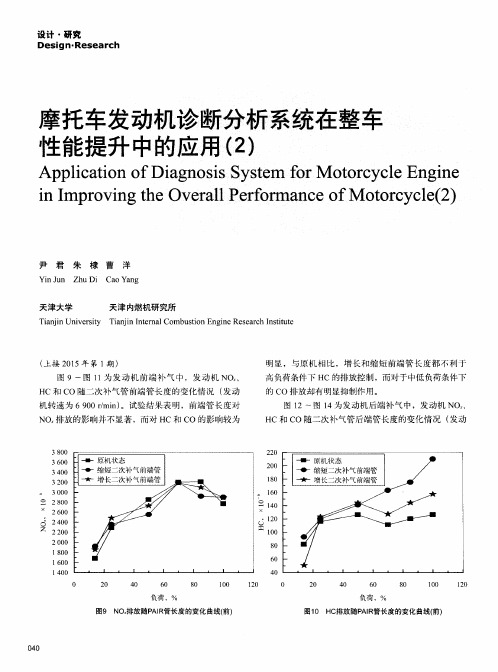 摩托车发动机诊断分析系统在整车性能提升中的应用(2)