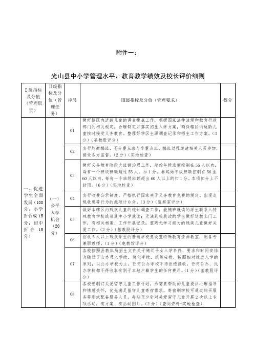 评价细则(1)