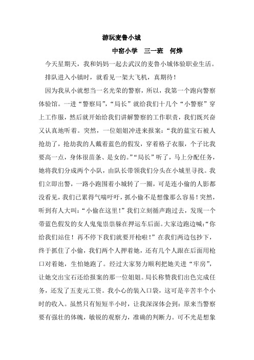 游玩麦鲁小城