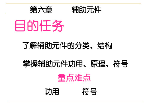 第六章     辅助元件