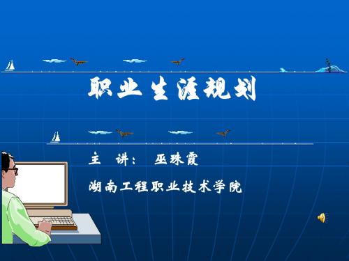 职业生涯规划讲稿