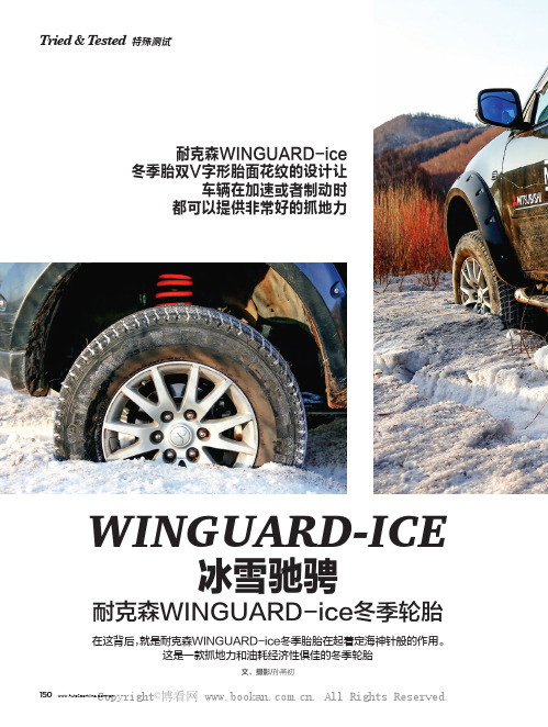 冰雪驰骋 耐克森WINGUARD-ice冬季轮胎