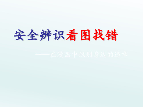 看图找错违章