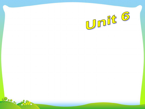 人教版八年级英语上册 Unit6 Section A 1 优质课件