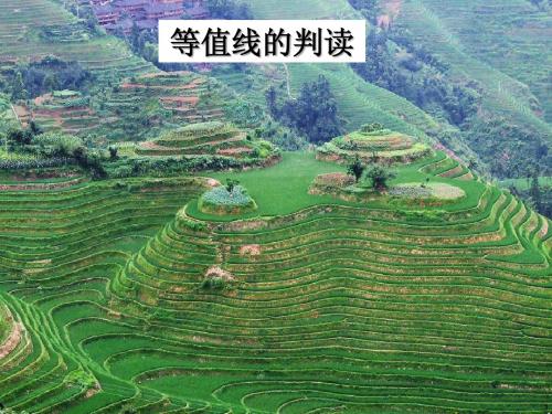 等值线的判读