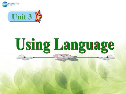 Unit 3 Australia Using language课件 新人教版选修9
