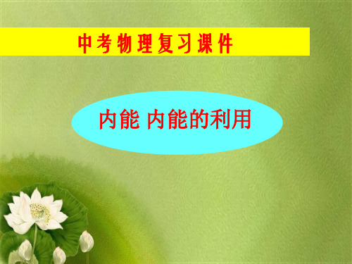 中考物理总复习课件《-内能及其利用》.ppt