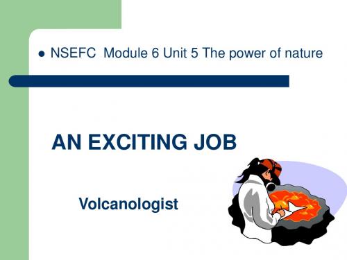 人教版选修6 Unit 5 The power of nature reading(共18张PPT)