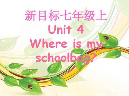 人教版七年级英语上册：Unit 4 SectionA 教学课件 (共29张PPT)