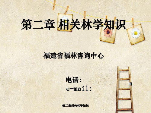 第二章相关林学知识