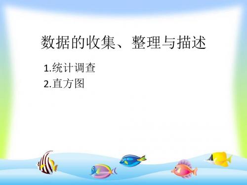 人教版数学七年级下册第十章数据的整理收集描述 复习课件(共45张PPT)