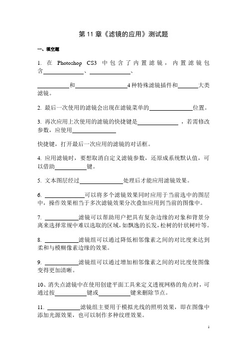 滤镜应用试题