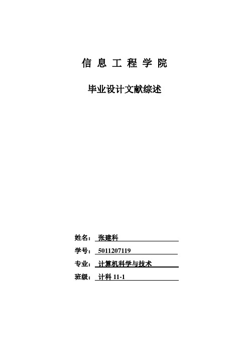 电子智能小车设计与制作文献综述