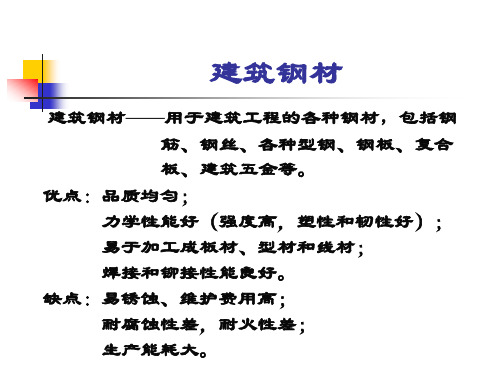 建筑钢材PPT学习课件