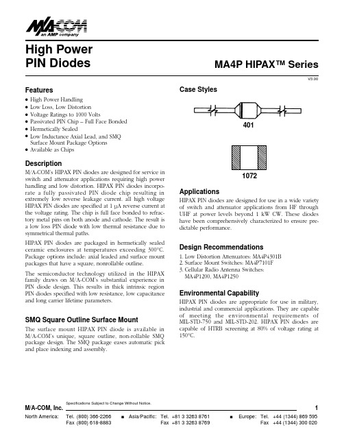 MA4P4301F资料