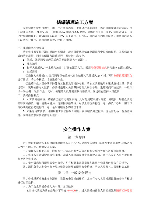 原油储罐清洗过程!