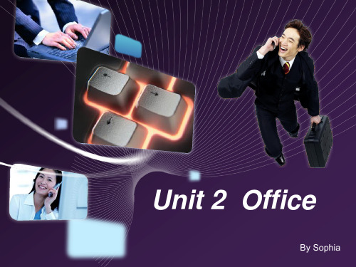 新职业英语_职业综合英语1_Unit2__office-ppt