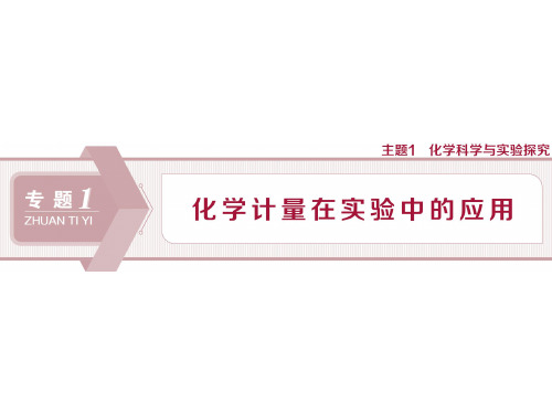 2020版新高考化学大一轮复习京津鲁琼版：1 第1讲 物质的量 气体摩尔体积