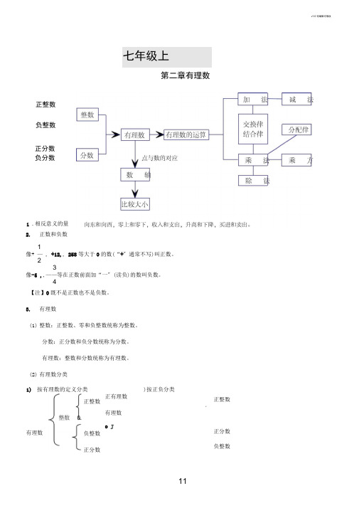 华师版初中数学全部知识点大全