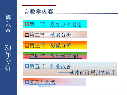 第六章 动作分析