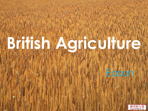 British_Agriculture 英国农业概况