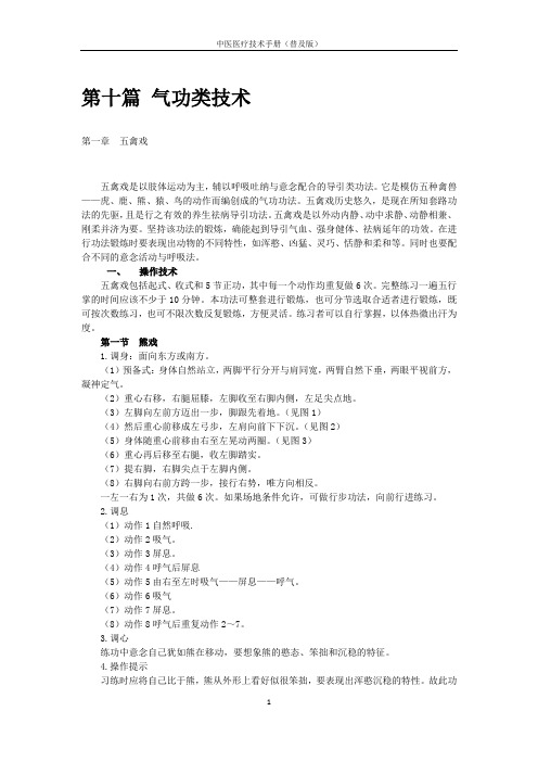 中医医疗技术手册(第十篇)