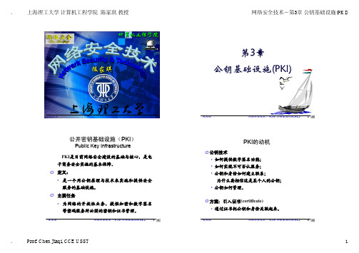 3 公钥基础设施(PKl)
