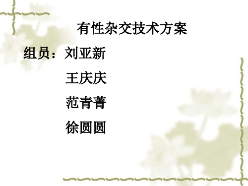 关于有性杂交