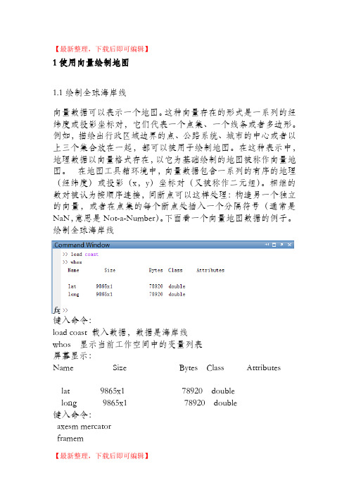 MATLAB绘制地图(完整资料).doc