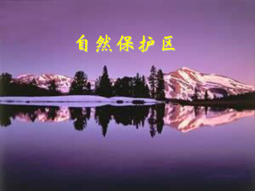 我国十大自然保护区介绍(ppt 48页)
