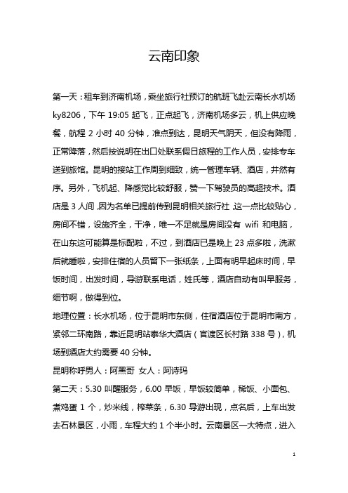 云南印象