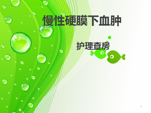 硬膜下血肿PPT课件